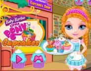 Bebek Barbie'nin Pony Cupcakeleri