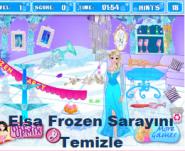 Elsa Frozen Sarayını Temizle