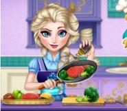 Elsa'ya Yemek Pişir
