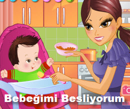 Bebeğimi Besliyorum