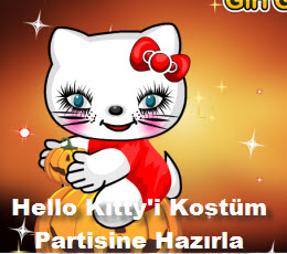 Hello Kitty'i Kostüm Partisine Hazırla