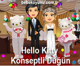 Hello Kitty Konseptli Düğün