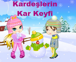 Kardeşlerin  Kar Keyfi