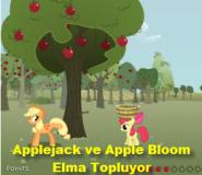 Applejack ve Apple Bloom Elma Topluyor