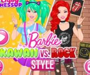 Barbie'nin Rock Ve Kawaii Tarzı