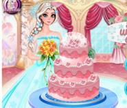 Elsa'nın Düğün Pastasını Süsle