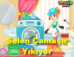 Selen Çamaşır Yıkıyor